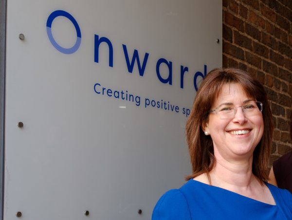 Bronwen Rapley, Chief Executive of Onward