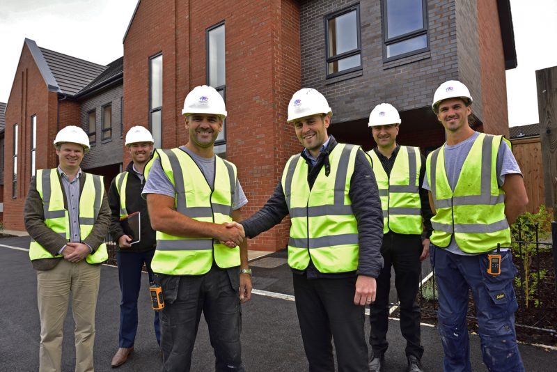 Work is completed on a new development on Kingsley Road, Liverpool
