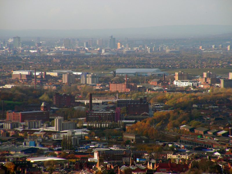 Stalybridge towards Greater Manchester