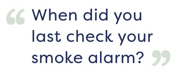 smoke alarm check