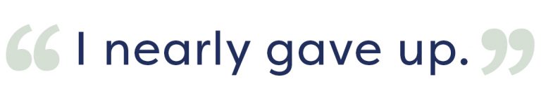 'Don't give up': Why benefits perseverance pays off - Onward